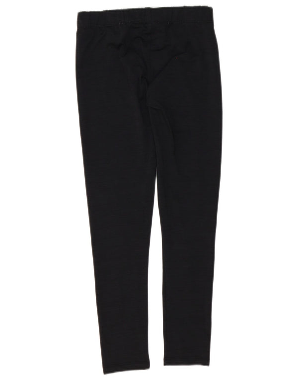 Puma Womens Graphic Leggings UK 8 Small Black Polyester