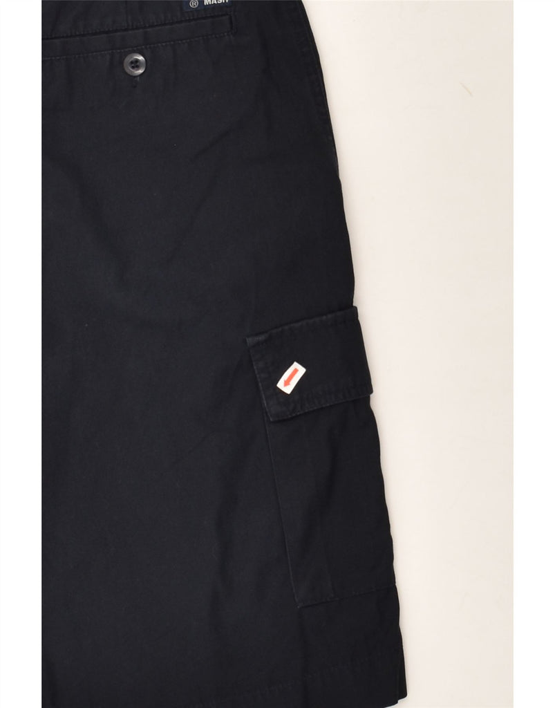 MASH Mens Cargo Shorts IT 46 Small W30 Navy Blue | Vintage Mash | Thrift | Second-Hand Mash | Used Clothing | Messina Hembry 