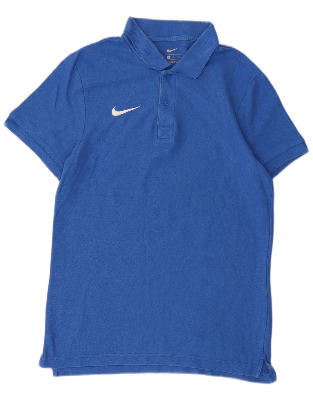 Nike Mens Polo Shirt Small Blue Cotton