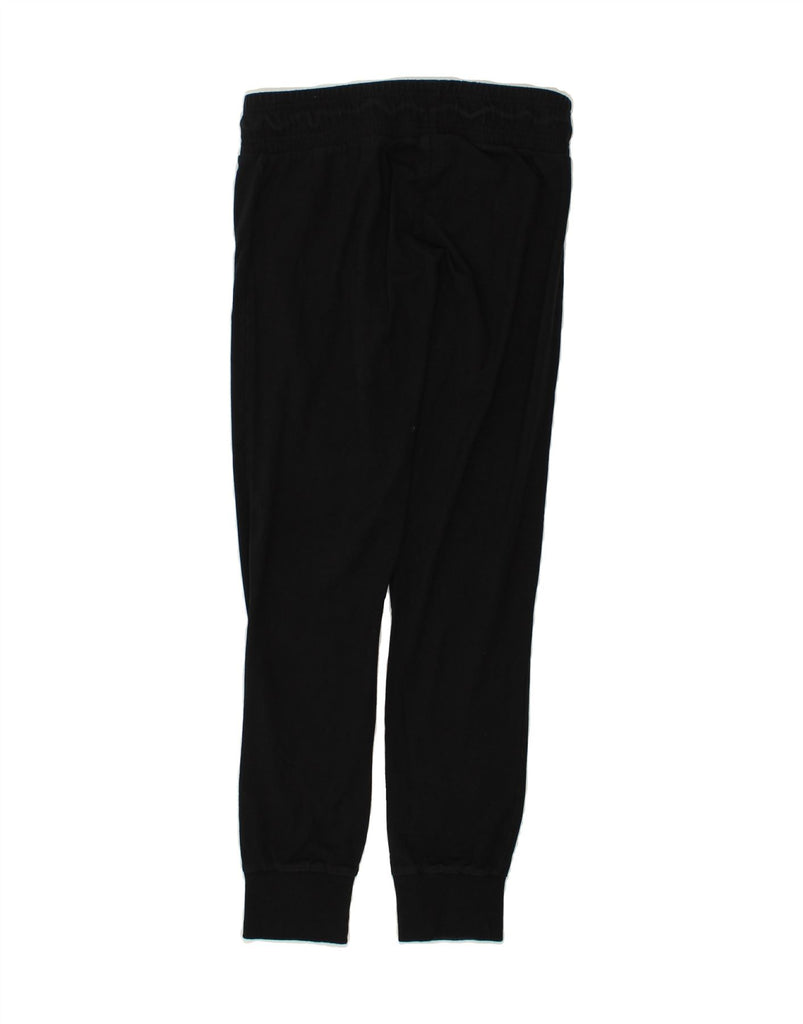 PUMA Mens Tracksuit Trousers Joggers Medium Black Cotton | Vintage Puma | Thrift | Second-Hand Puma | Used Clothing | Messina Hembry 