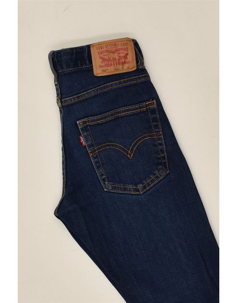 LEVI'S Boys 502 Regular Tapered Jeans 9-10 Years W25 L25  Navy Blue Cotton | Vintage Levi's | Thrift | Second-Hand Levi's | Used Clothing | Messina Hembry 