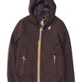 K-Way Womens Hooded Windbreaker Jacket UK 14 Medium Black Polyamide
