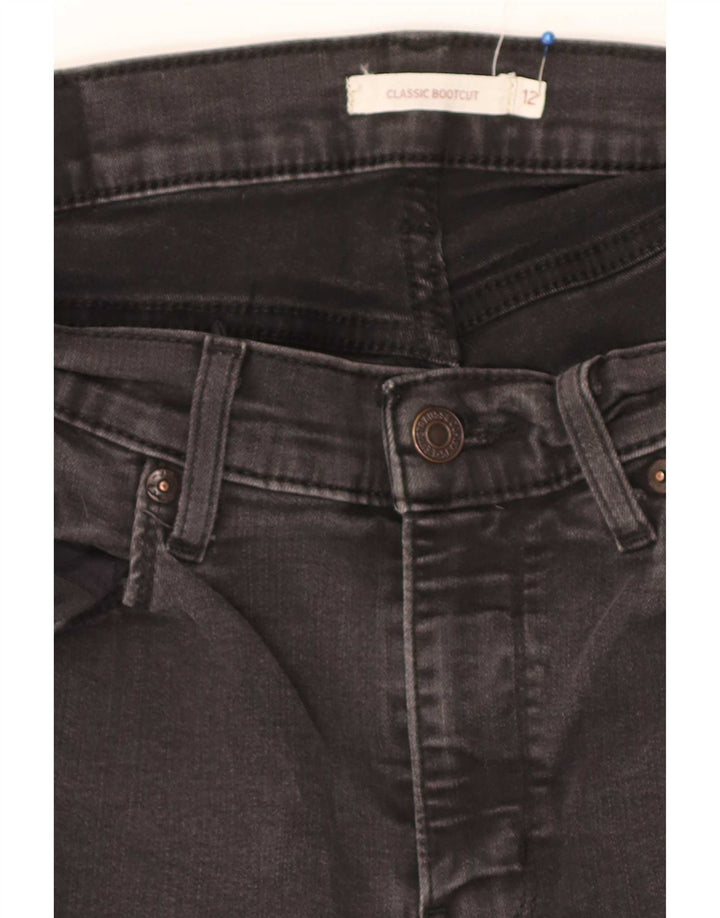Levi's Womens Classic Fit Bootcut Jeans US 12 Large W30 L29 Black