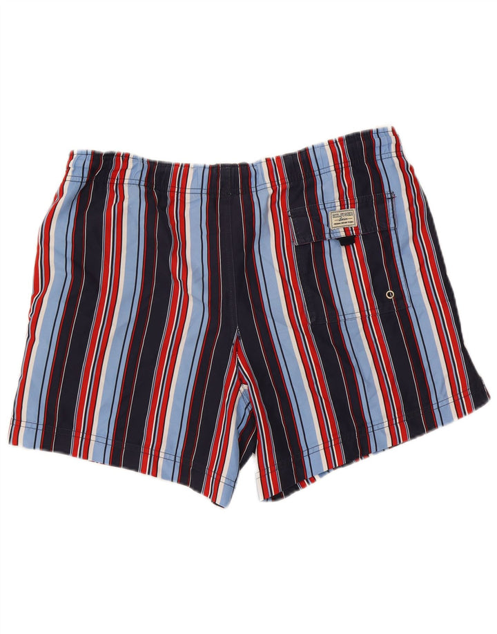 Tommy Hilfiger Mens Swimming Shorts Medium Multicoloured Striped