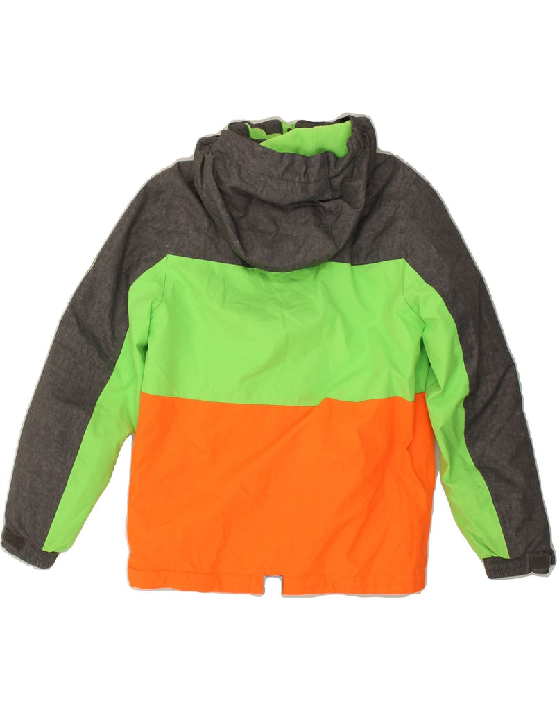 MCKINLEY Boys Hooded Windbreaker Jacket 9-10 Years Grey Colourblock Vintage McKinley and Second-Hand McKinley from Messina Hembry 