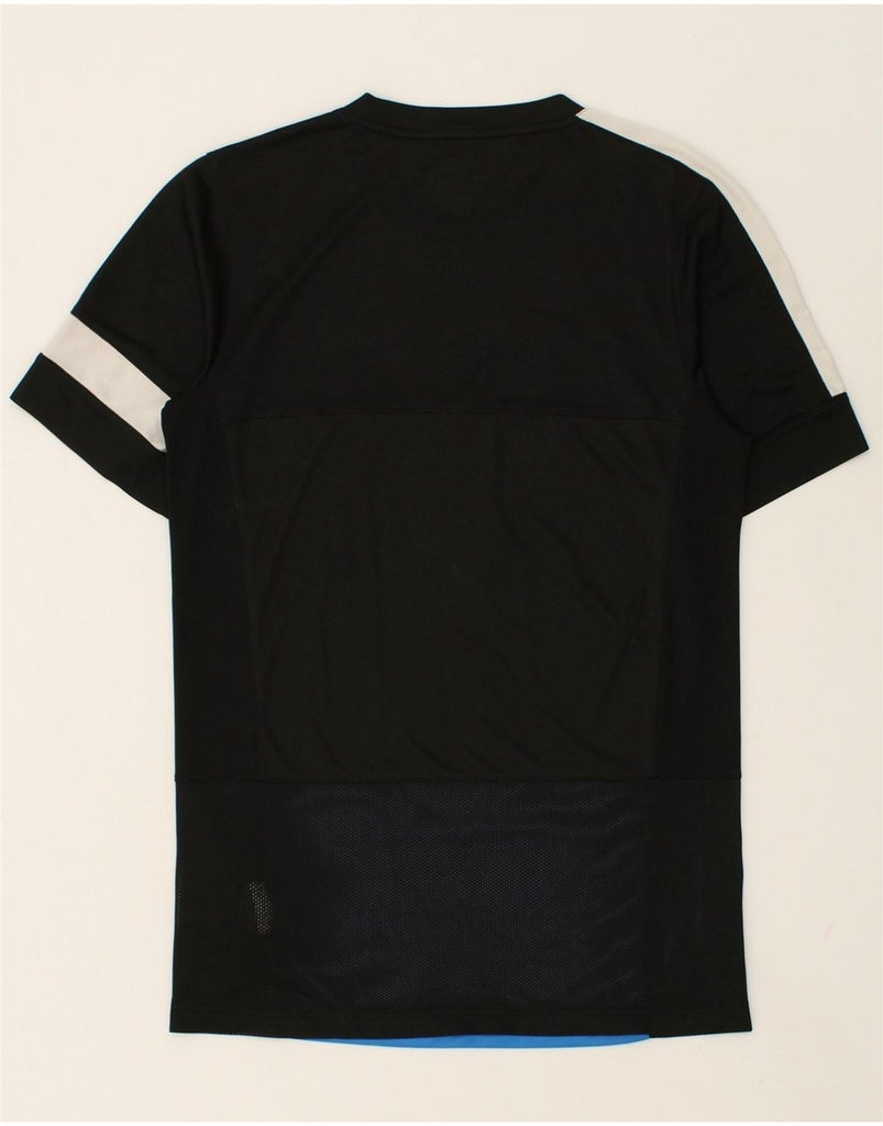 NIKE Womens Dri Fit T-Shirt Top UK 10 Small Black Colourblock Polyester | Vintage Nike | Thrift | Second-Hand Nike | Used Clothing | Messina Hembry 