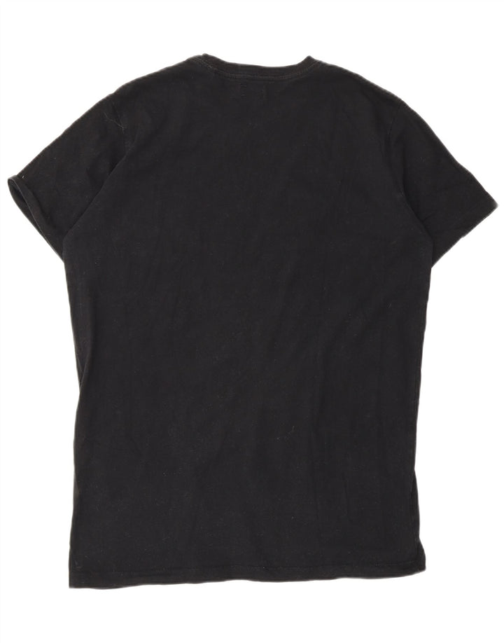 Diesel Mens Graphic T-Shirt Top Large Black