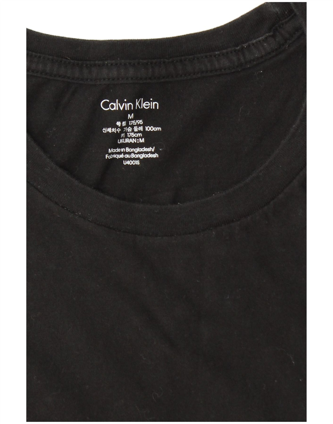 Calvin Klein Mens T-Shirt Top Medium Black