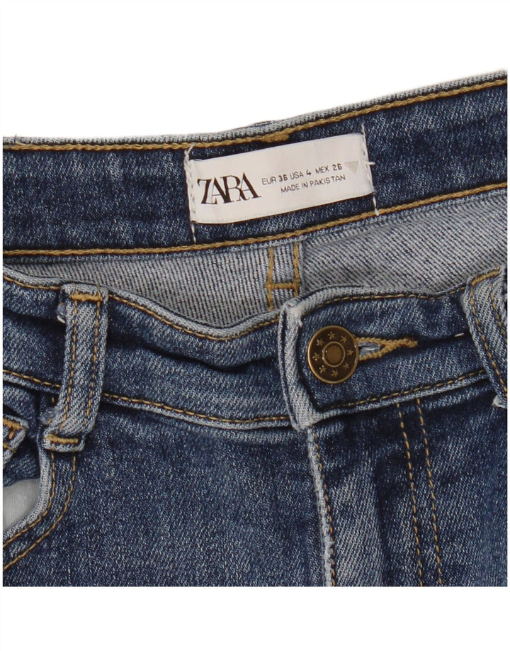 ZARA Womens Slim Jeans EU 36 XS W26 L27 Blue