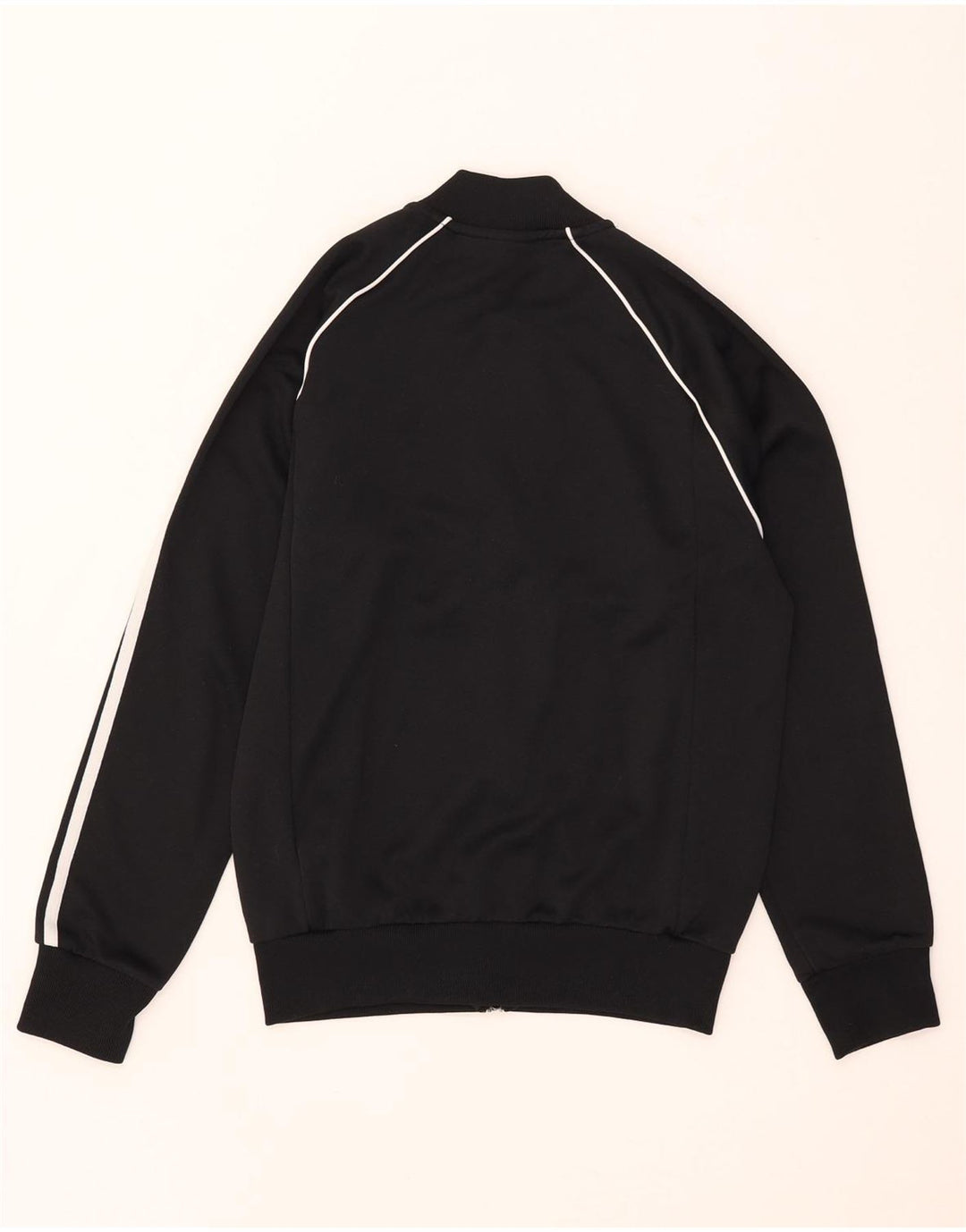 Adidas Mens Tracksuit Top Jacket Small Black Polyester
