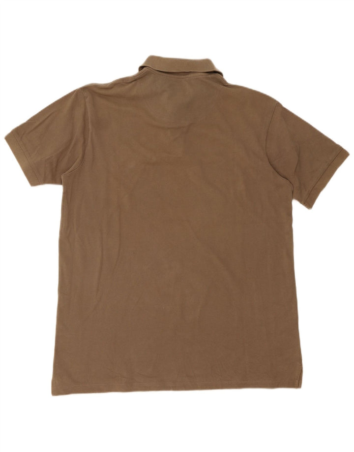 MURPHY & NYE Mens Polo Shirt XL Khaki Cotton