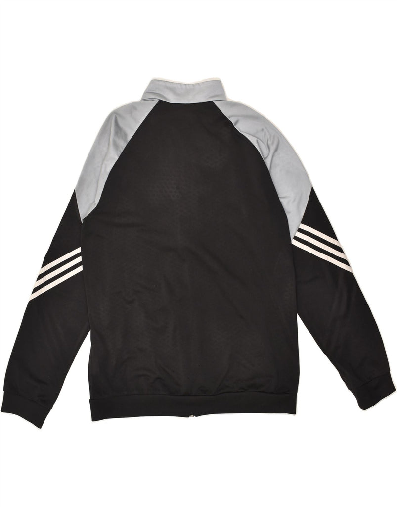 ADIDAS Mens Tracksuit Top Jacket Medium Black Colourblock Polyester | Vintage Adidas | Thrift | Second-Hand Adidas | Used Clothing | Messina Hembry 