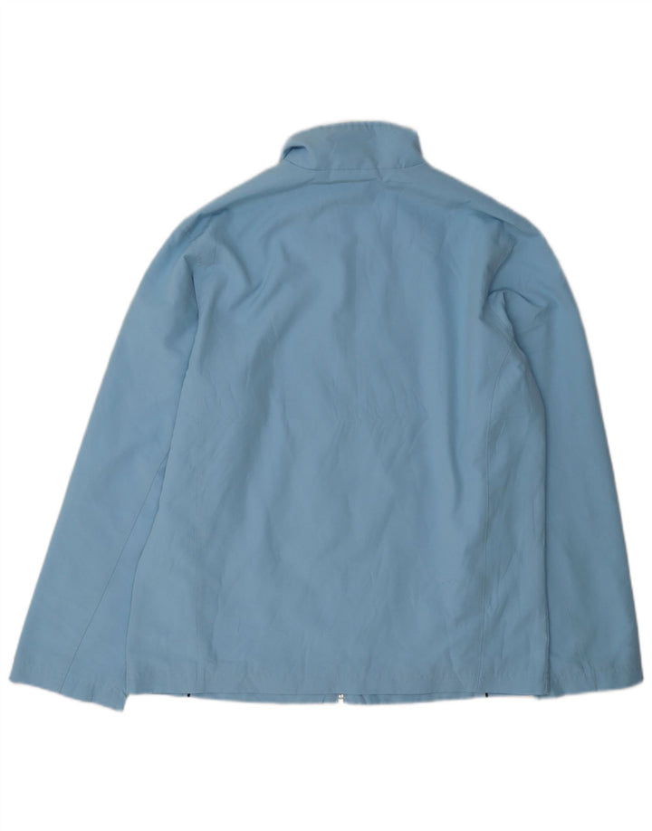 Adidas Womens Tracksuit Top Jacket UK 12 Medium Blue Polyester
