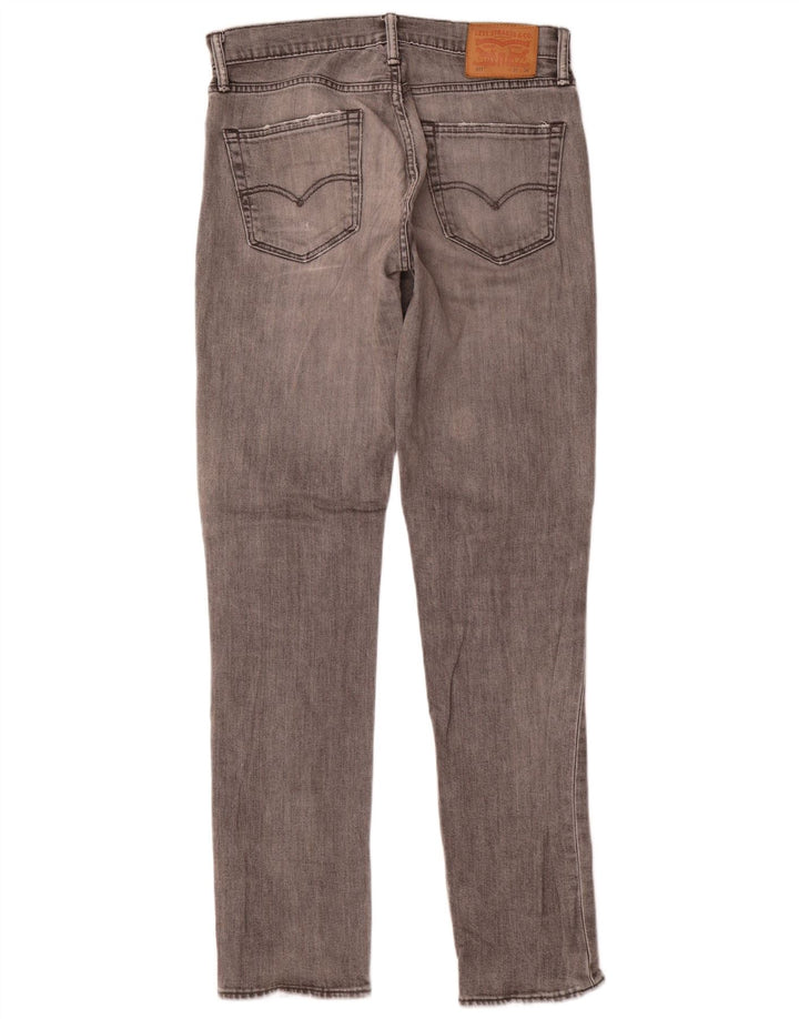 Levi's Mens 511 Slim Jeans W31 L34 Grey Cotton