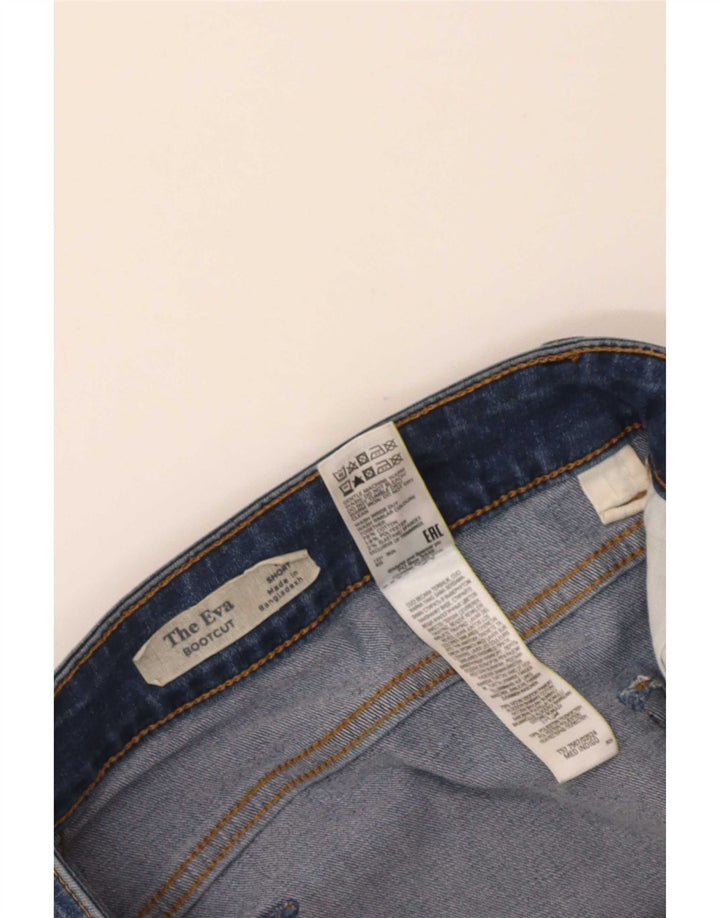 Marks & Spencer Womens The Eva Bootcut Jeans UK 16 Large W34 L28 Blue