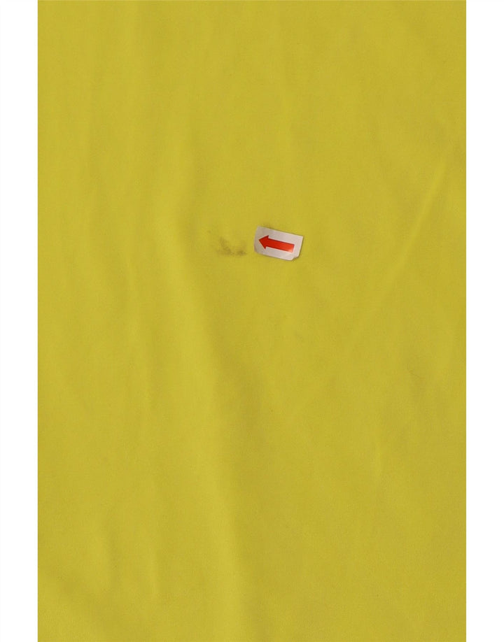 Nike Mens Dri Fit T-Shirt Top Large Yellow Polyester Sports