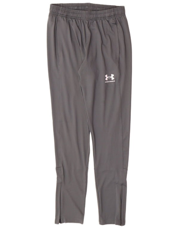 UNDER ARMOUR Mens Tracksuit Trousers Medium  Grey Polyester