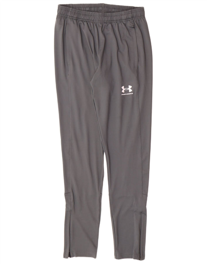 UNDER ARMOUR Mens Tracksuit Trousers Medium  Grey Polyester