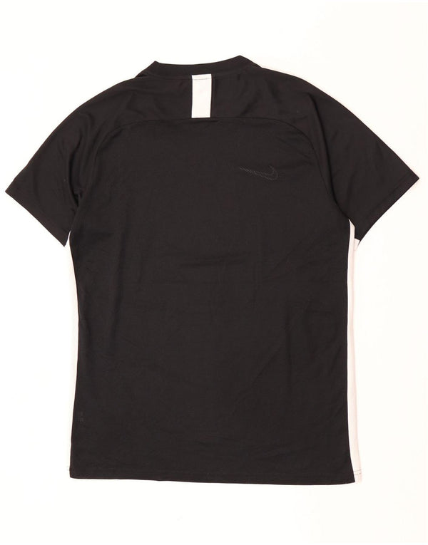 Nike Mens Dri Fit T-Shirt Top Large Black Colourblock