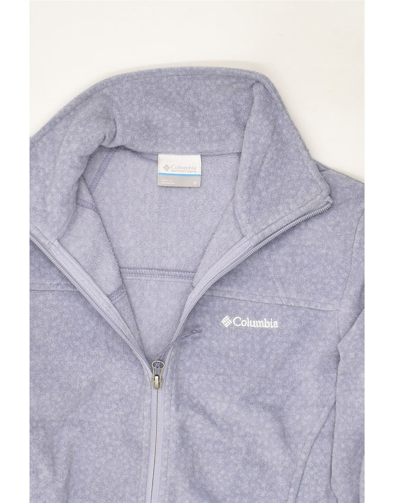 COLUMBIA Womens Fleece Jacket UK 10 Small Blue Polyester | Vintage Columbia | Thrift | Second-Hand Columbia | Used Clothing | Messina Hembry 