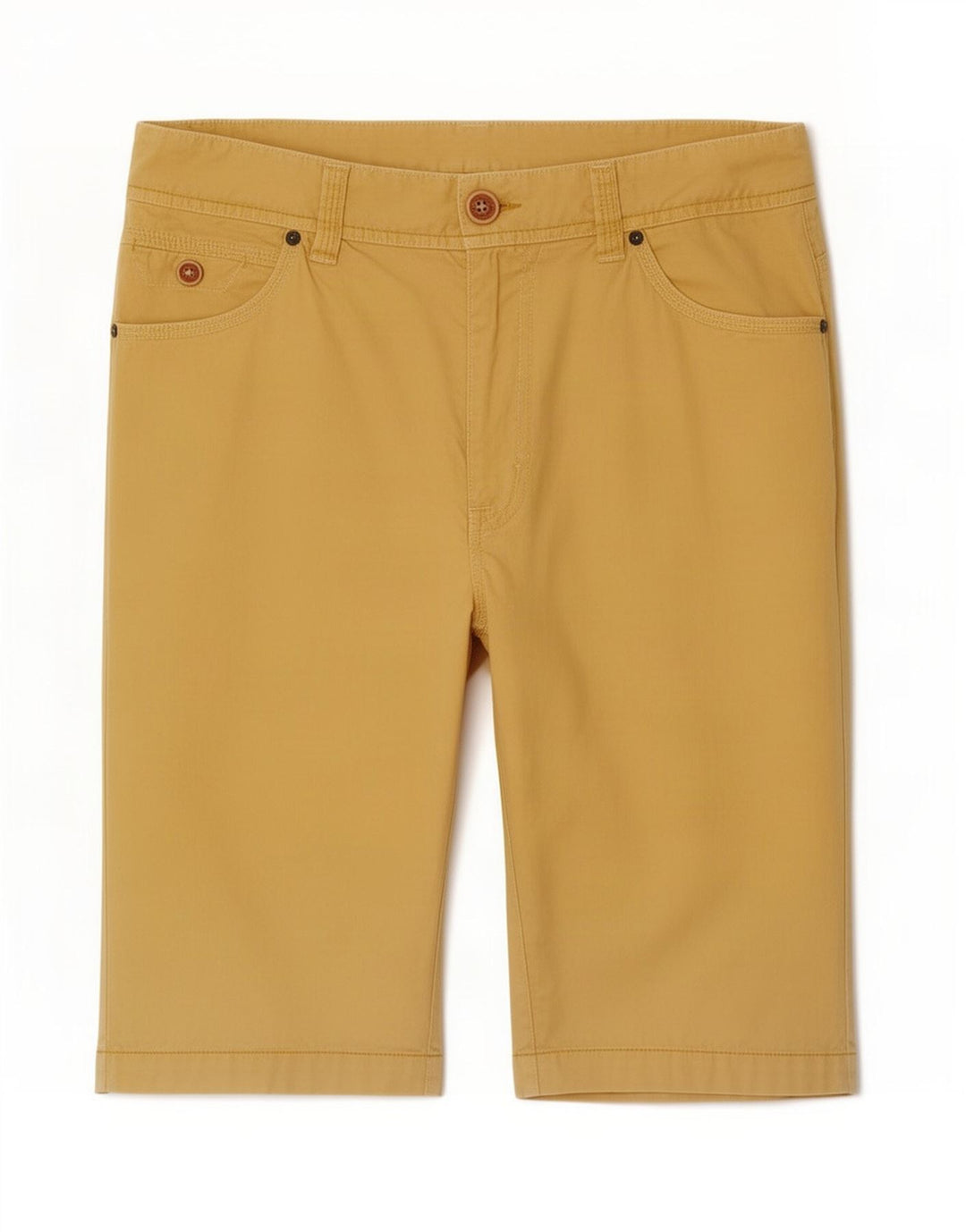 Marlboro Classics Mens Casual Shorts Medium W30 Yellow Cotton
