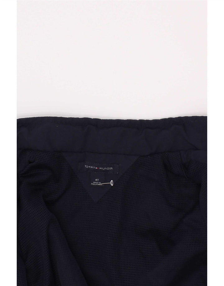 Tommy Hilfiger Boys Graphic Bomber Jacket 3-4 Years Navy Blue Polyester