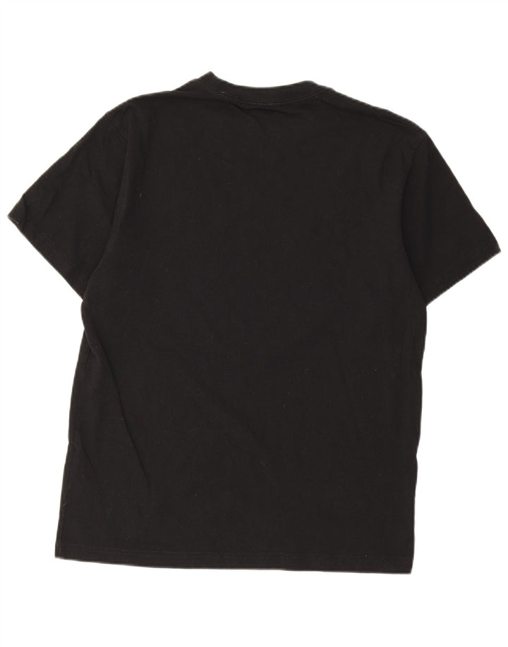 Carhartt Mens Graphic T-Shirt Top Medium Black Cotton