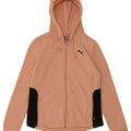 Puma Womens Zip Hoodie Sweater UK 12 Medium Pink