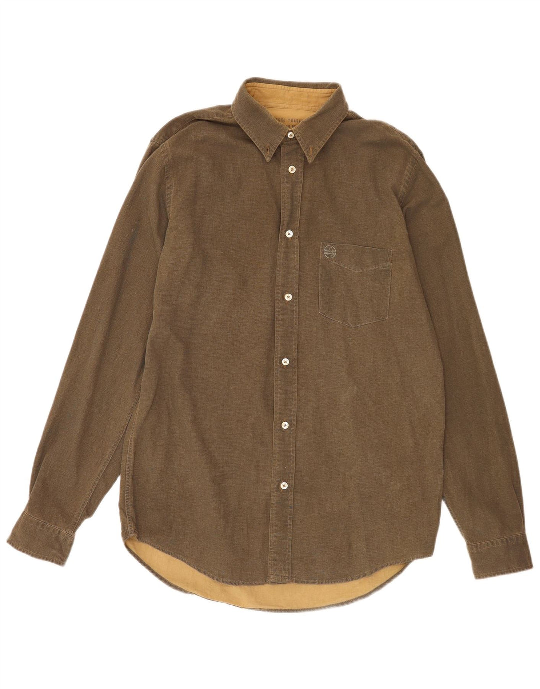 Murphy & Nye Mens Shirt Large Khaki Cotton