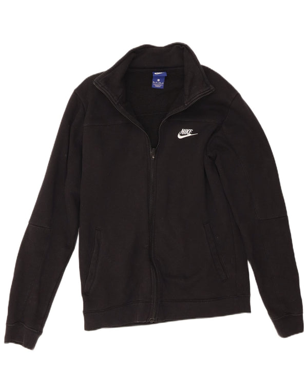 Nike Mens Tracksuit Top Jacket XS Black Cotton