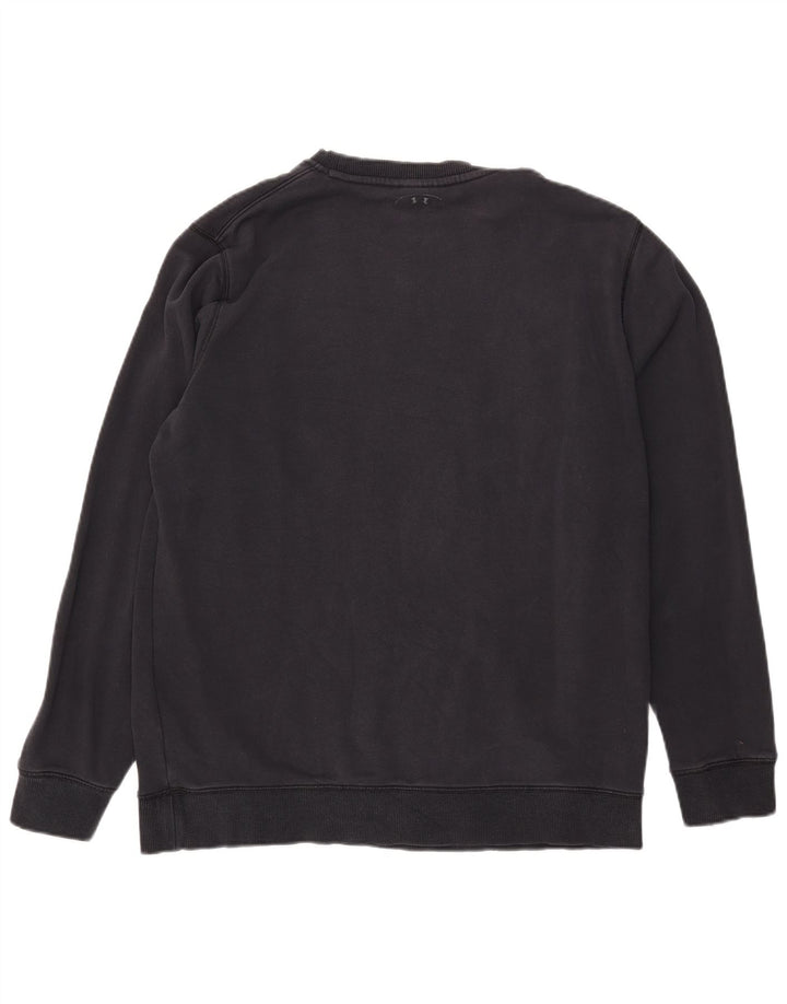 Under Armour Mens Sweatshirt Jumper XL Black Cotton
