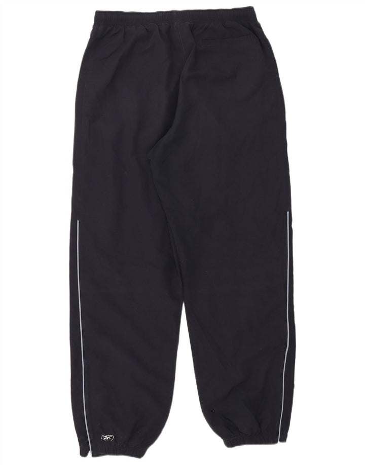 Reebok Mens Tracksuit Trousers Joggers Medium  Navy Blue Polyester
