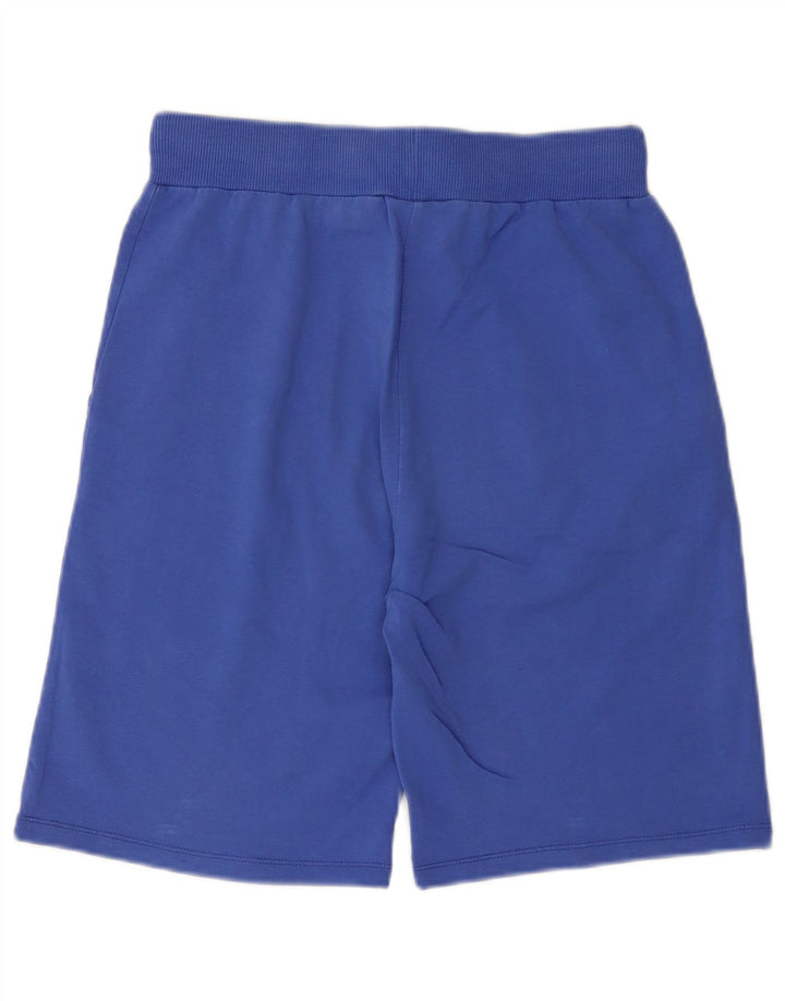 Leone Mens Graphic Sport Shorts Medium  Blue Cotton