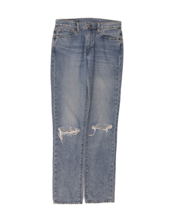 Levi's Mens 511 Distressed Slim Jeans W30 L34 Blue