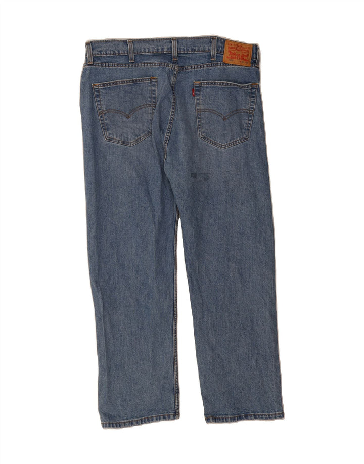 LEVI'S Mens 505 Straight Jeans W38 L29 Blue Cotton Vintage Levi's and Second-Hand Levi's from Messina Hembry 