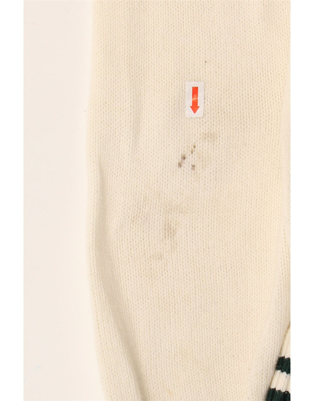 HOLLISTER Womens Boxy Oversized Crew Neck Jumper Sweater UK 6 XS Off White