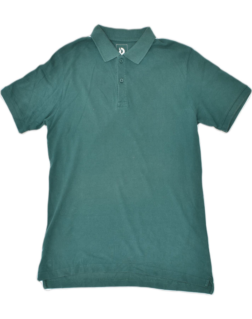 DACK'S Mens Polo Shirt Medium Green Cotton | Vintage | Thrift | Second-Hand | Used Clothing | Messina Hembry 