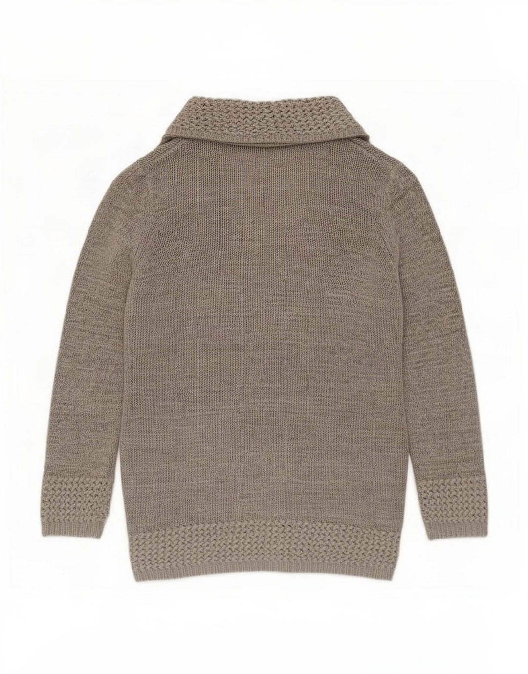 Marks & Spencer Womens Classic Open Cardigan Sweater UK 16 Large Grey