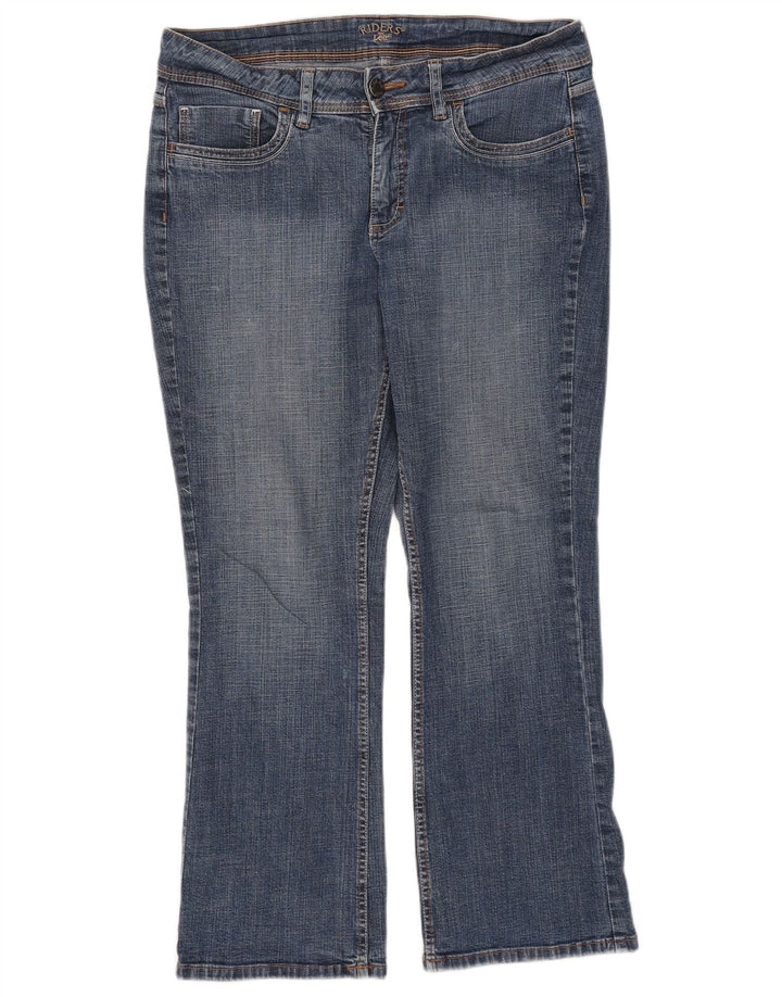 Lee Womens Riders Bootcut Jeans US 12 Large W33 L27 Blue Cotton