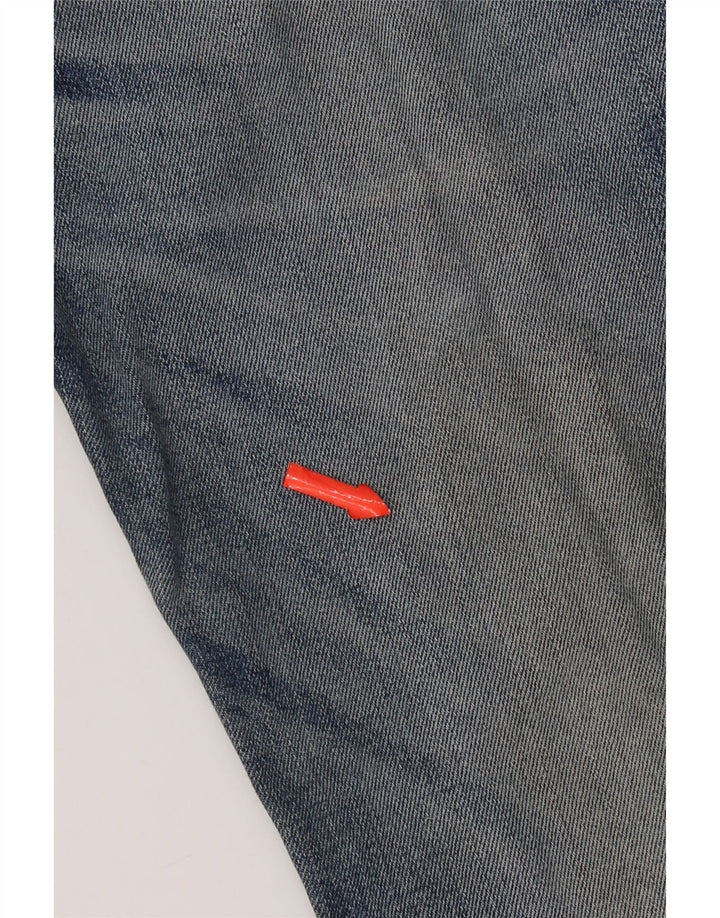 Roy Rogers Womens Straight Jeans W29 L33 Blue Cotton