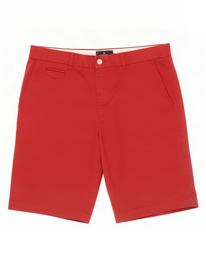 Blue Harbour Mens Chino Shorts Large W34 Red Cotton