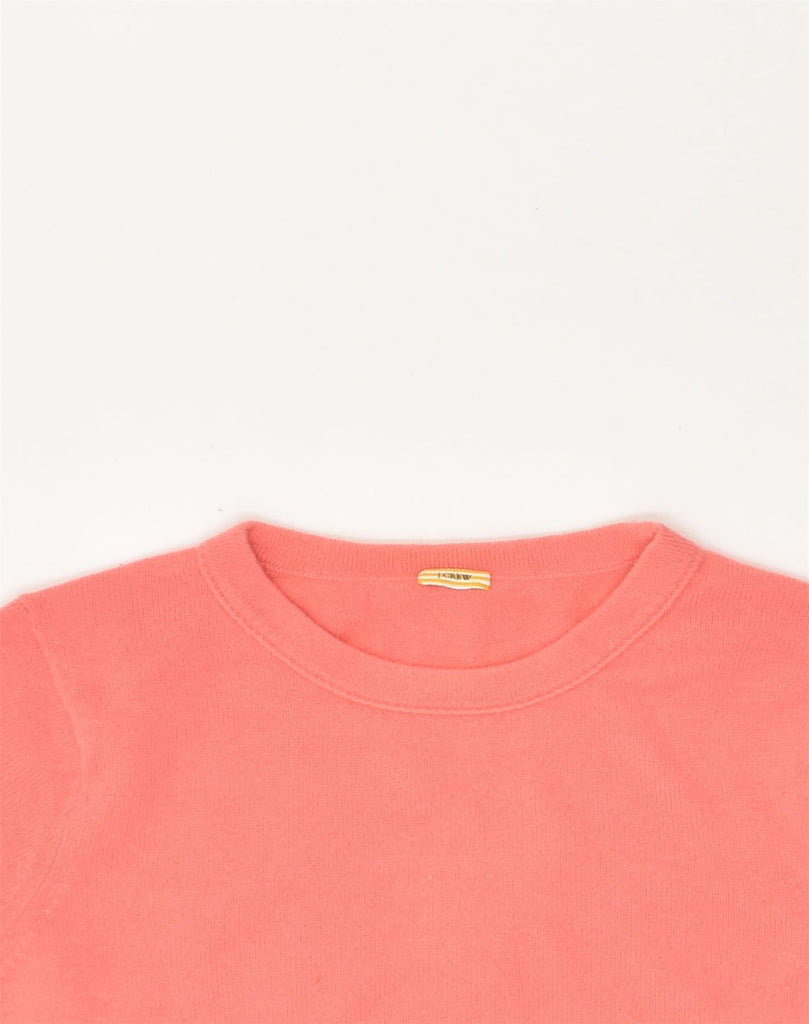 J. CREW Womens Knit T-Shirt Top UK 12 Medium Pink | Vintage J. Crew | Thrift | Second-Hand J. Crew | Used Clothing | Messina Hembry 