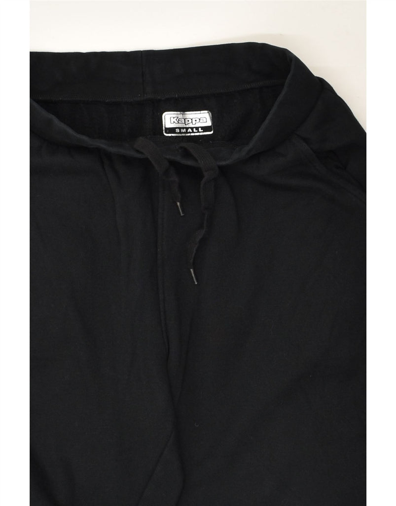 KAPPA Mens Tracksuit Trousers Joggers Small Black Cotton | Vintage Kappa | Thrift | Second-Hand Kappa | Used Clothing | Messina Hembry 