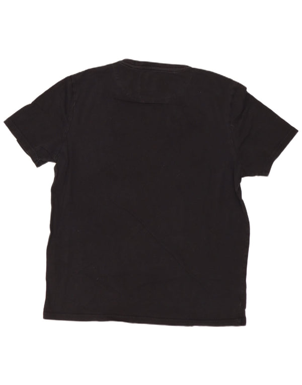 LYLE & SCOTT Mens T-Shirt Top Large Black