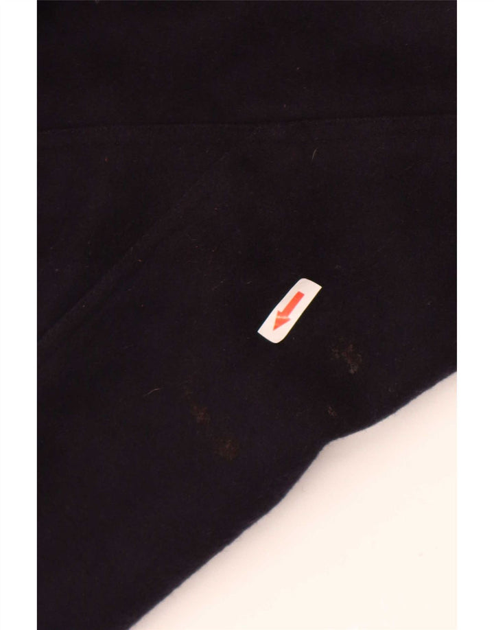 Ivy Oxford Mens Regular Fit Bomber Jacket UK 40 Large Navy Blue Wool
