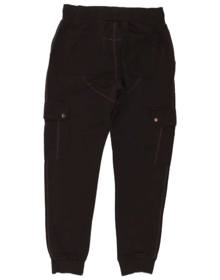 Adidas Mens Cargo Tracksuit Trousers Joggers Small Black Cotton