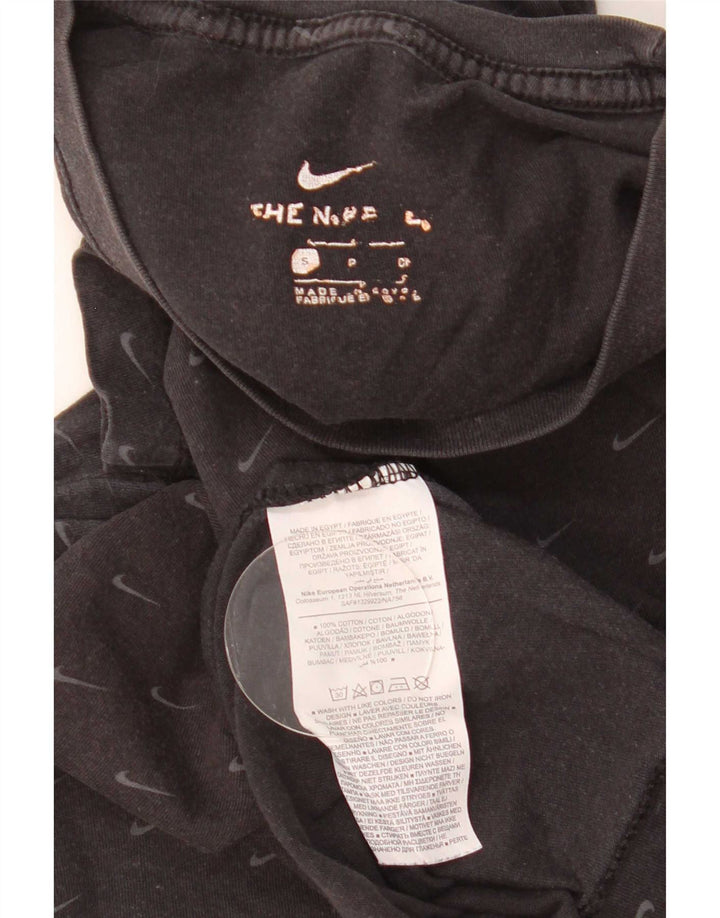 Nike Mens Graphic T-Shirt Top Small Black Cotton