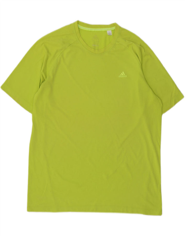 ADIDAS Mens Climalite T-Shirt Top Large Green