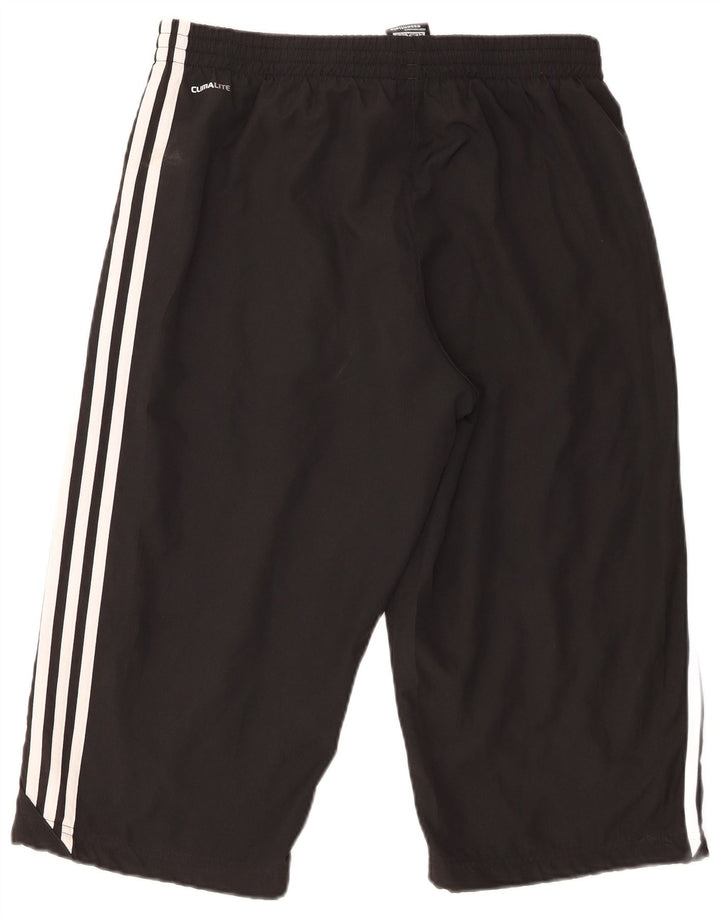 Adidas Mens Climalite Bermuda Sport Shorts Medium Black Polyester