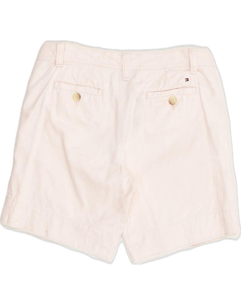 TOMMY HILFIGER Womens Chino Shorts US 6 Medium W30 Pink Cotton | Vintage Tommy Hilfiger | Thrift | Second-Hand Tommy Hilfiger | Used Clothing | Messina Hembry 